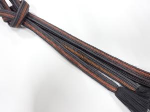 正絹　撚り房　手組帯締め